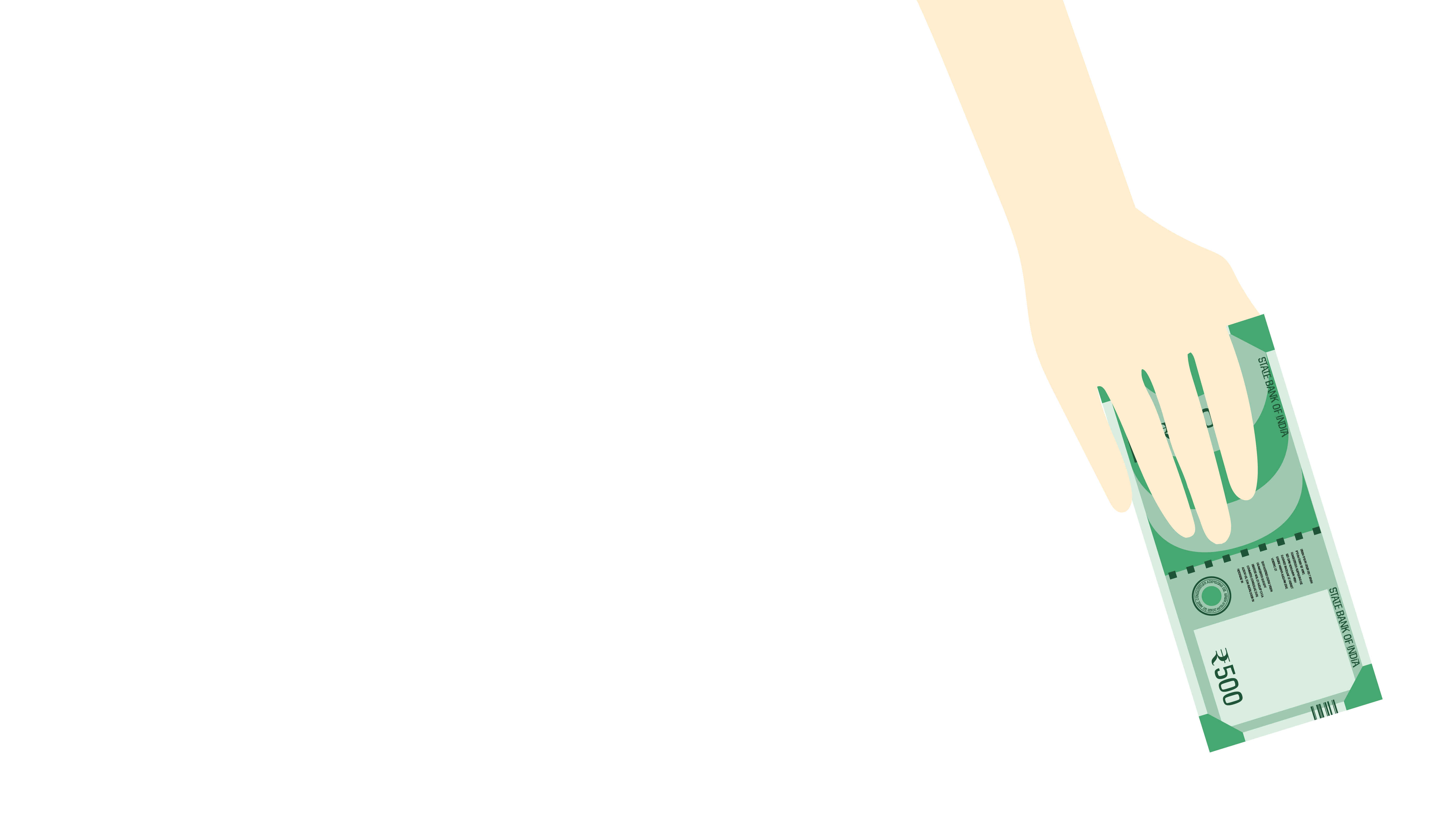 voter ballot, but the voter is putting in some cash